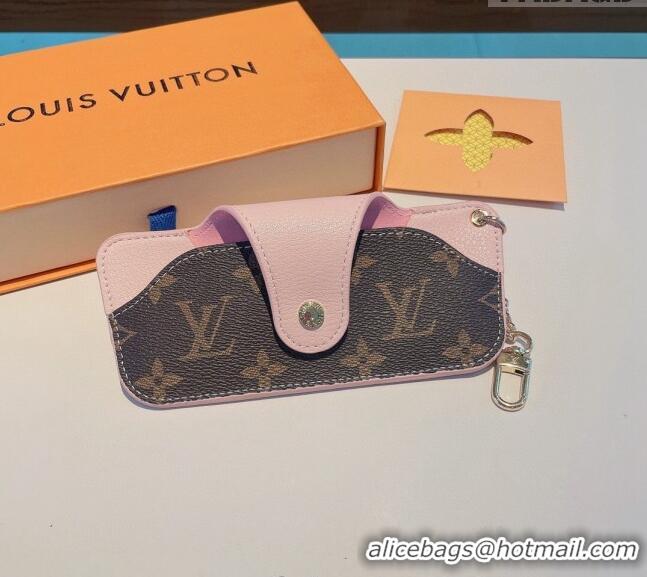 Well Crafted Louis Vuitton Glasses Case 042926 Pink 2022