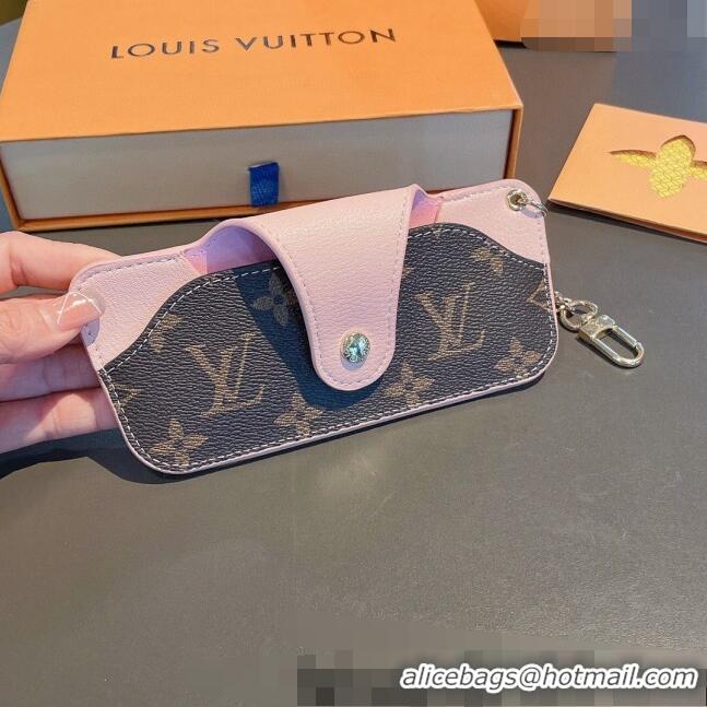 Well Crafted Louis Vuitton Glasses Case 042926 Pink 2022