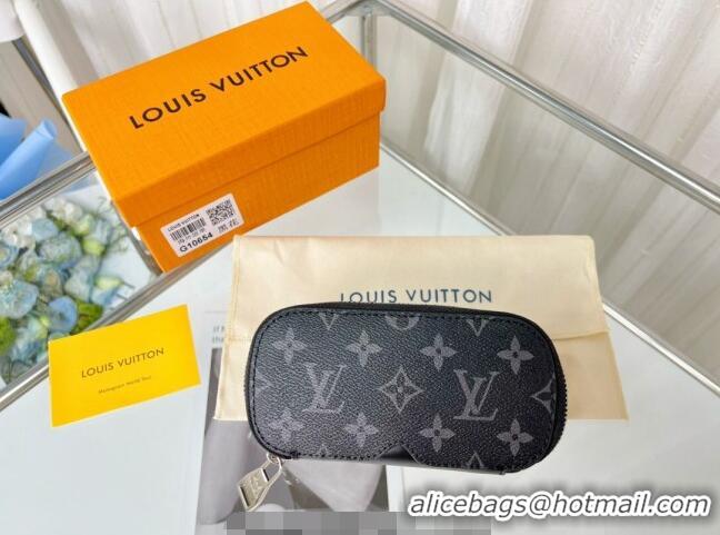 Grade Design Louis Vuitton GM Sunglasses Case/Pouch GI0654 Black Monogram Canvas 2022