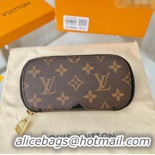 Top Quality Louis Vuitton GM Sunglasses Case/Pouch Monogram Canvas 2022 GI0633