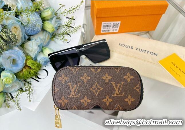 Top Quality Louis Vuitton GM Sunglasses Case/Pouch Monogram Canvas 2022 GI0633