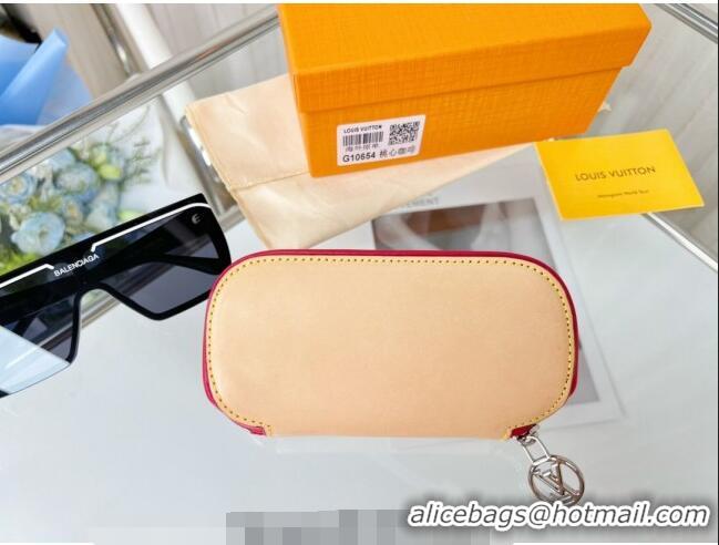 Super Quality Louis Vuitton GM Sunglasses Case Monogram Canvas M91412 Red 2022