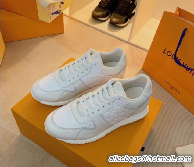 Good Quality Louis Vuitton Run Away Sneakers in Monogram Leather White 0316058