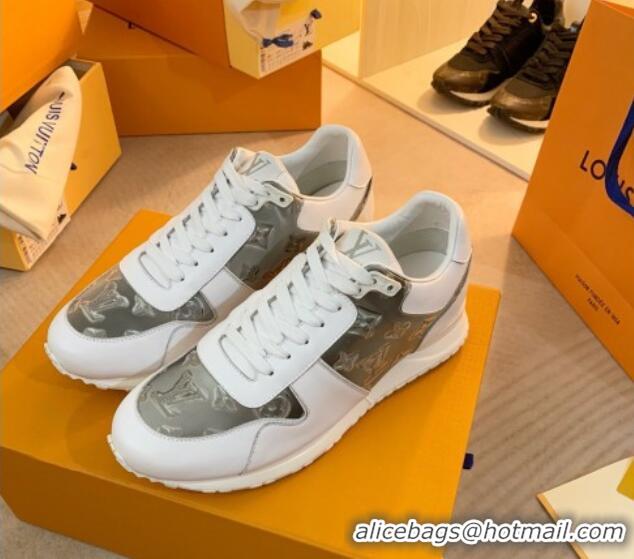 Purchase Louis Vuitton Run Away Sneakers in Leather and Epoxy White/Grey 0316060