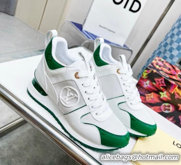 Best Product Louis Vuitton Run Away Sneakers in Green Monogram Canvas White 0316067