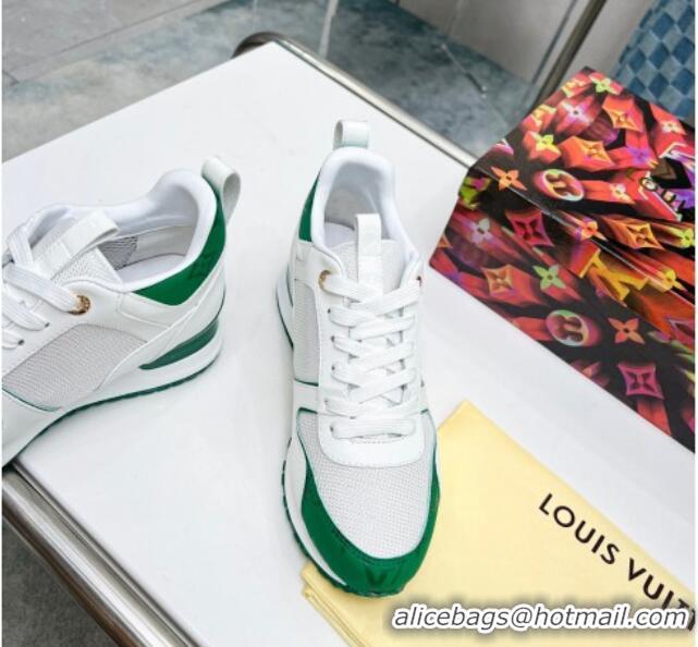 Best Product Louis Vuitton Run Away Sneakers in Green Monogram Canvas White 0316067