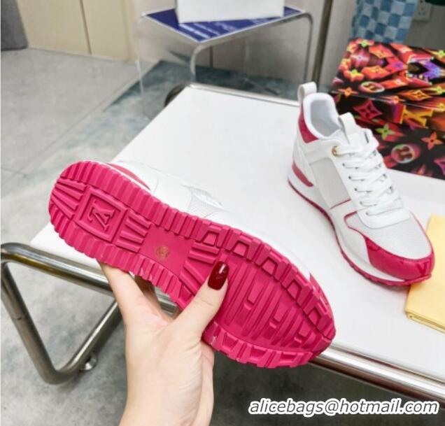 Classic Hot Louis Vuitton Run Away Sneakers in Rosy Monogram Canvas White 0316068