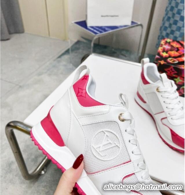 Classic Hot Louis Vuitton Run Away Sneakers in Rosy Monogram Canvas White 0316068