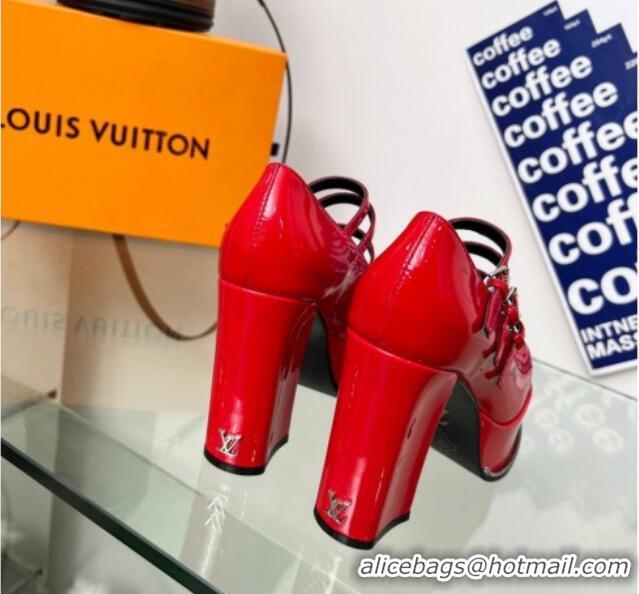 Perfect Louis Vuitton Fame Platform Pump 11.5cm Patent Leather Red 322022