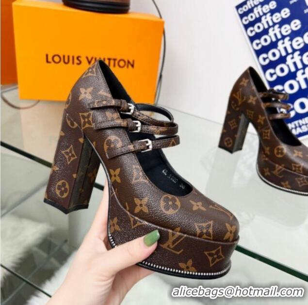 Classic Louis Vuitton Fame Platform Pump 11.5cm Monogram Canvas 0322023