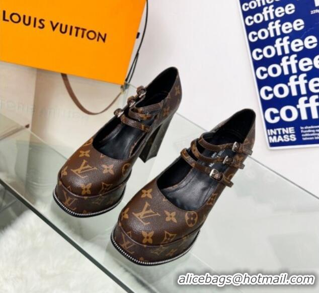 Classic Louis Vuitton Fame Platform Pump 11.5cm Monogram Canvas 0322023