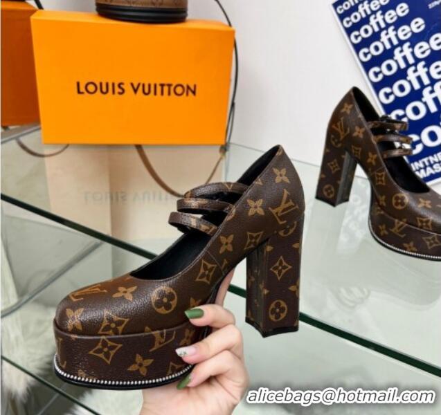 Classic Louis Vuitton Fame Platform Pump 11.5cm Monogram Canvas 0322023