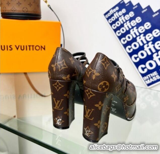 Classic Louis Vuitton Fame Platform Pump 11.5cm Monogram Canvas 0322023