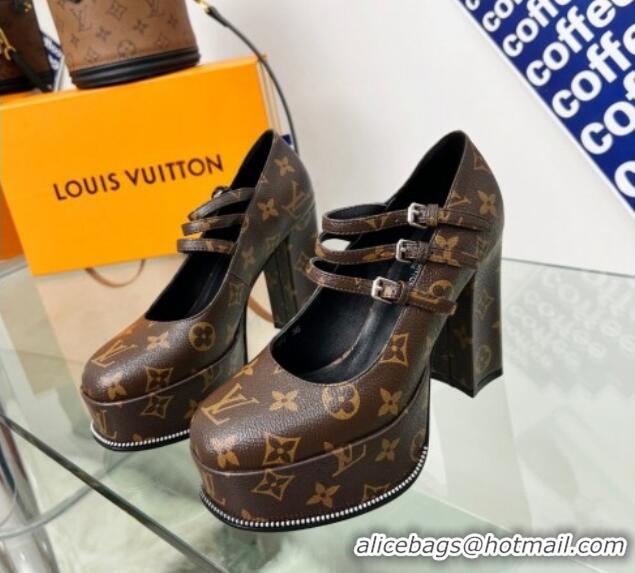 Classic Louis Vuitton Fame Platform Pump 11.5cm Monogram Canvas 0322023