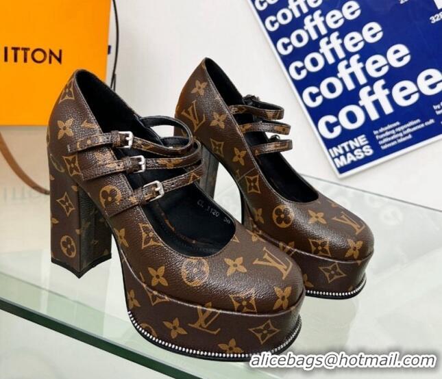 Classic Louis Vuitton Fame Platform Pump 11.5cm Monogram Canvas 0322023