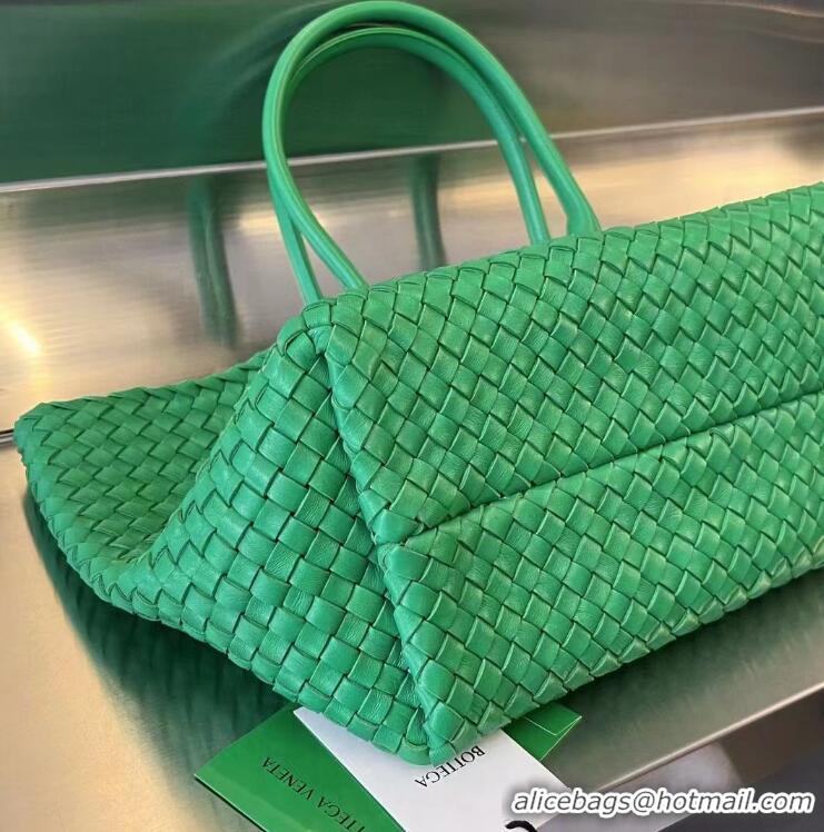 Grade Promotional Bottega Veneta Large intreccio leather tote bag 608811 Green