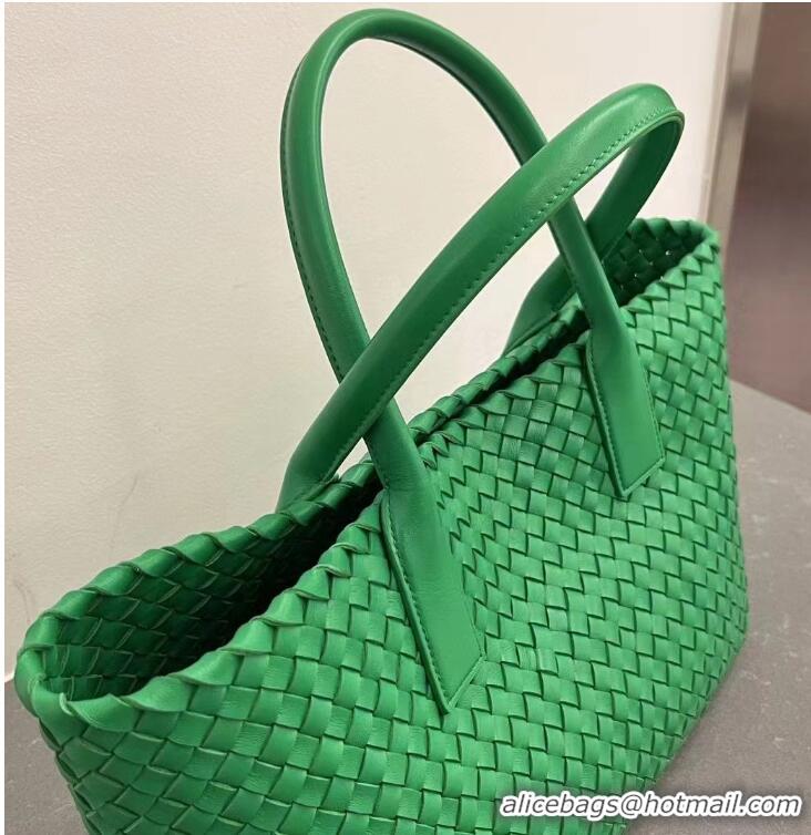 Grade Promotional Bottega Veneta Large intreccio leather tote bag 608811 Green