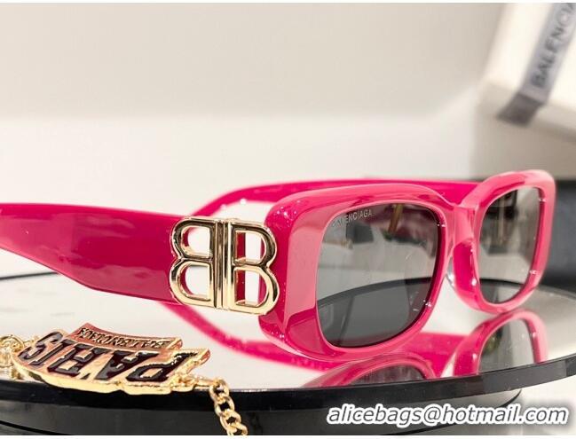 New Design Balenciaga Sunglasses BB0096 Pink 2023