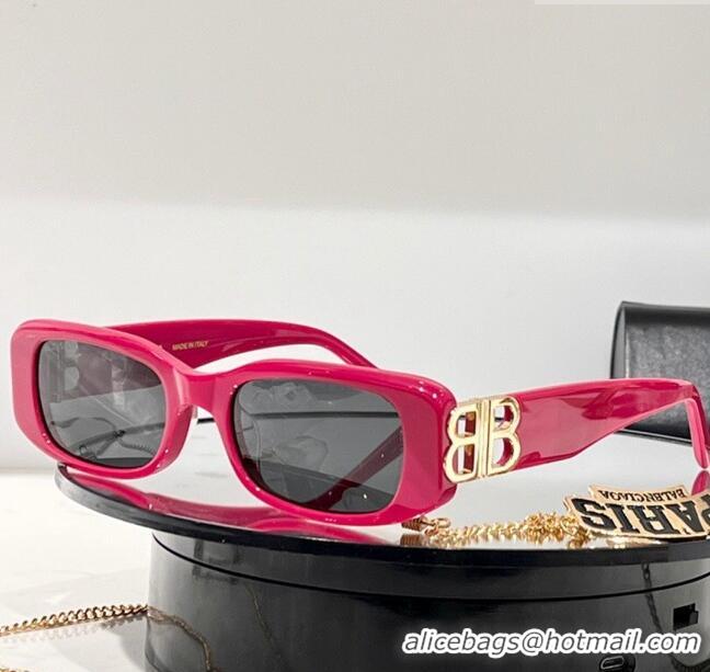 New Design Balenciaga Sunglasses BB0096 Pink 2023