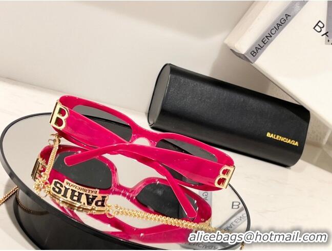 New Design Balenciaga Sunglasses BB0096 Pink 2023