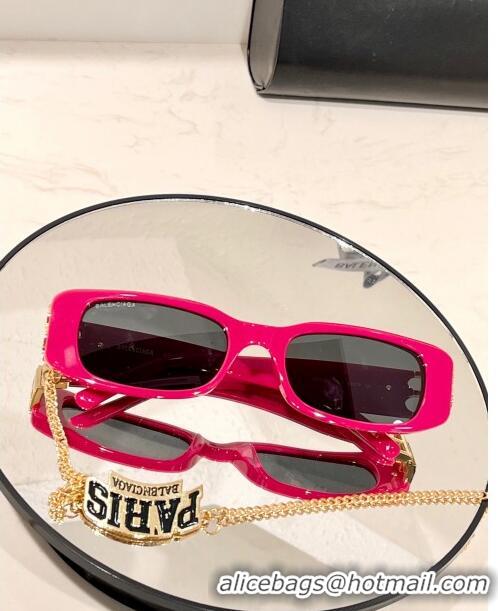 New Design Balenciaga Sunglasses BB0096 Pink 2023