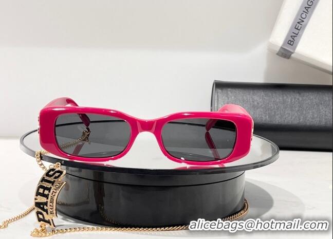 New Design Balenciaga Sunglasses BB0096 Pink 2023