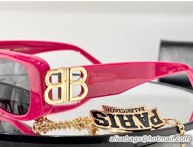 New Design Balenciaga Sunglasses BB0096 Pink 2023