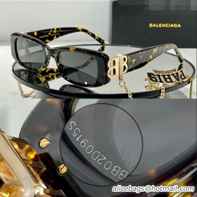 Well Crafted Balenciaga Sunglasses BB0096 Black/Yellow 2023