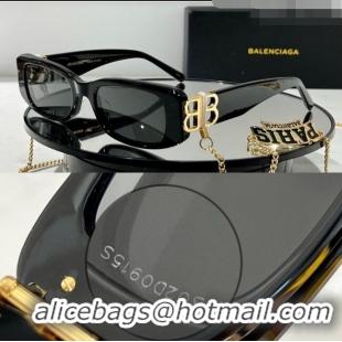 Buy Cheap Balenciaga Sunglasses BB0096 Black 2023