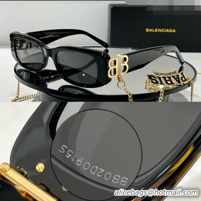 Buy Cheap Balenciaga Sunglasses BB0096 Black 2023