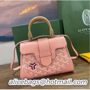 Top Grade Goyard New Design Saigon Tote Bag With Shoulder Strap Mini 8942 Cherry Red