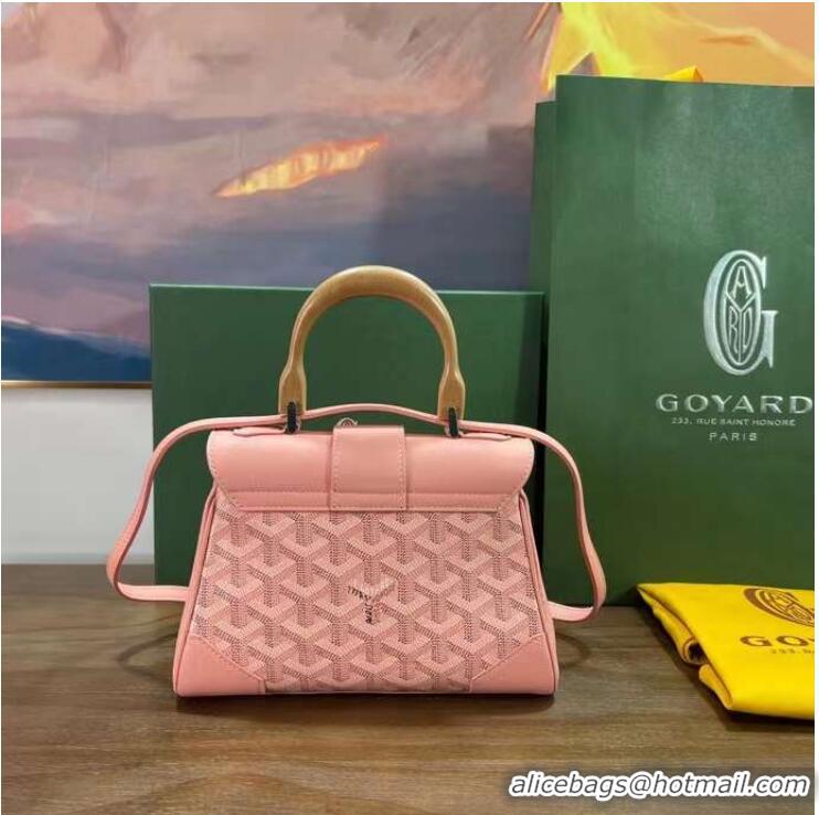 Top Grade Goyard New Design Saigon Tote Bag With Shoulder Strap Mini 8942 Cherry Red