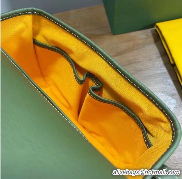 ​Top Grade Goyard Original Messenger Bag PM 8962 Avocado Green