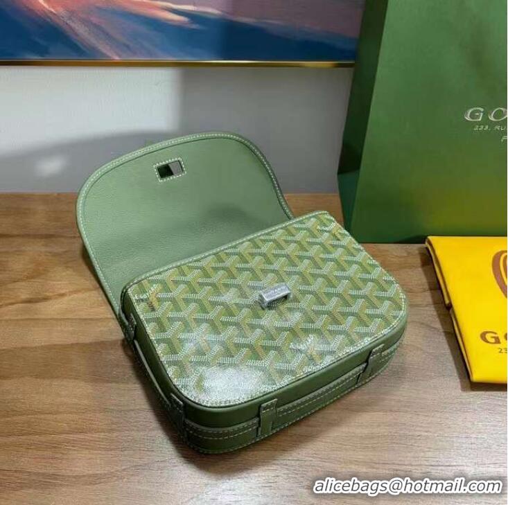 ​Top Grade Goyard Original Messenger Bag PM 8962 Avocado Green