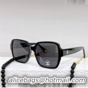 Pretty Style Chanel Sunglasses with Beads Chain CH3445 2023