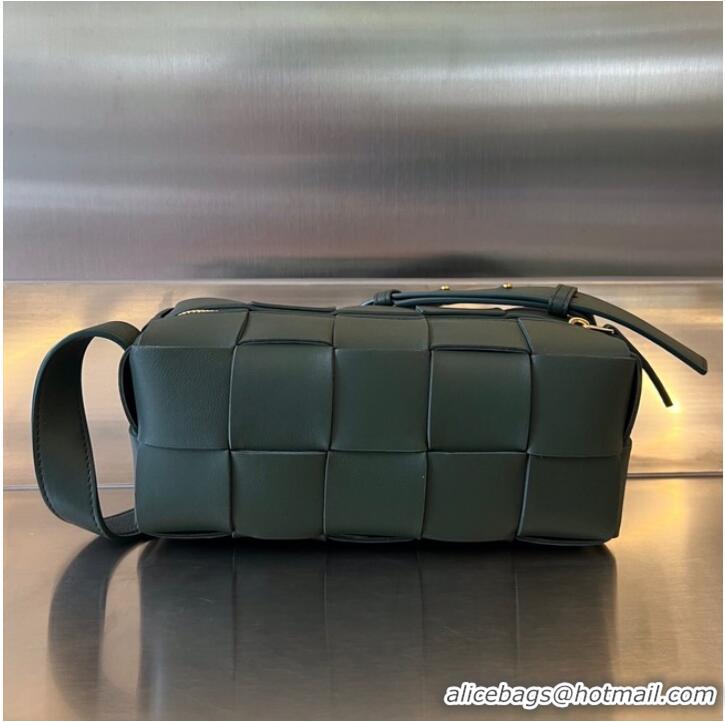 Grade Quality Bottega Veneta Brick Cassette 709360 blackish green