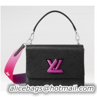 Discount Louis Vuitton Epi Leather Twist MM M59416 black