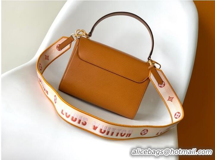 Inexpensive Louis Vuitton Epi Leather Twist MM M59416 brown