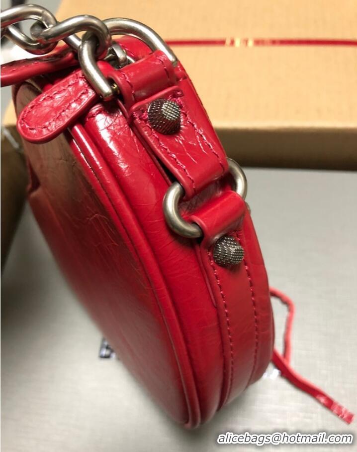 Shop Cheap Balenciaga WOMENS LE CAGOLE HEART MINI BAG 27811 red