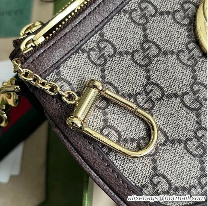 Most Popular Gucci Blondie GG mini bag 724599 brown