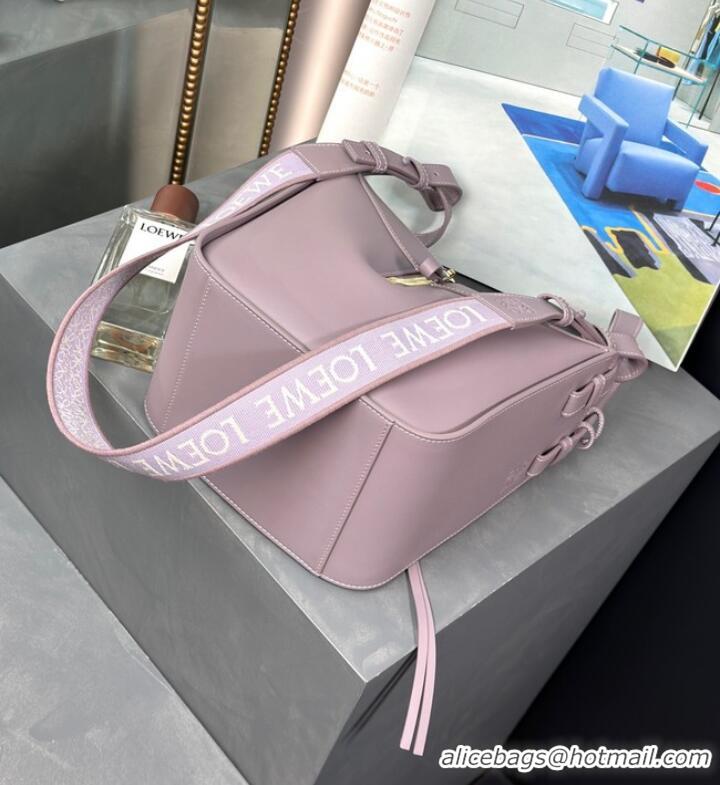 Buy Cheapest Loewe Hammock Small Bag Original Leather 55669 Lavender