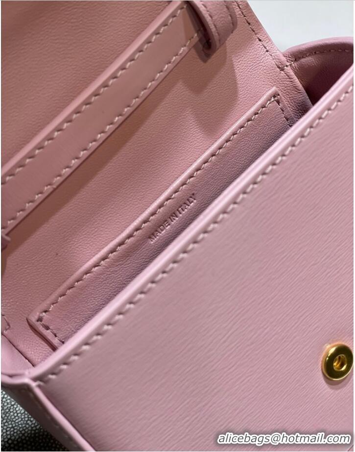 Top Quality Celine MINI TRIOMPHE IN CALFSKIN 10I512 pink