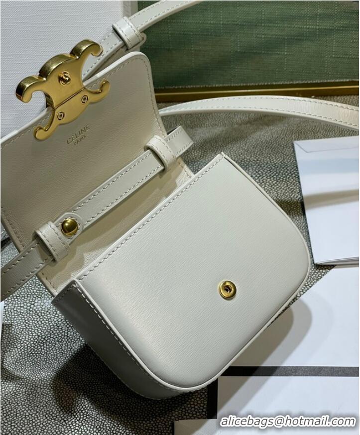 Promotional Celine MINI TRIOMPHE IN CALFSKIN 10I512 Cream