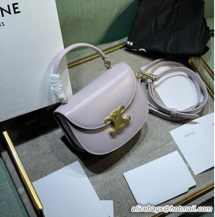 Buy Discount Celine TEEN BESACE TRIOMPHE IN SHINY CALFSKIN 110412 pink