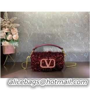 Promotional VALENTINO MINI LOCO Imitation crystal handbag K53M-1