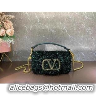 Top Quality VALENTINO MINI LOCO Imitation crystal handbag K53M-4