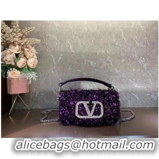 Cheapest VALENTINO MINI LOCO Imitation crystal handbag K53M-6