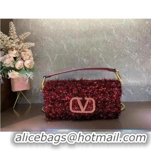 Super Quality VALENTINO LOCO Imitation crystal handbag 0K30-1