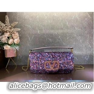 Famous Brand VALENTINO LOCO Imitation crystal handbag 0K30-2