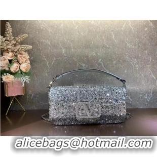 Famous Brand VALENTINO LOCO Imitation crystal handbag 0K30-7